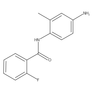 N-(4-Amino-2-methylphenyl)-2-fluorobenzamide结构式