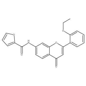 N-(2-(2-ethoxyphenyl)-4-oxo-4H-chromen-7-yl)furan-2-carboxamide结构式