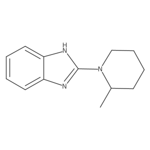 2-(2-methyl-1-piperidinyl)-1H-Benzimidazole Structure