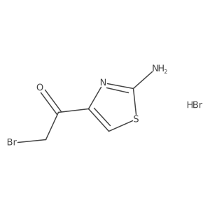 2-Amino-4-bromoacetylthiazole hydrobromide结构式
