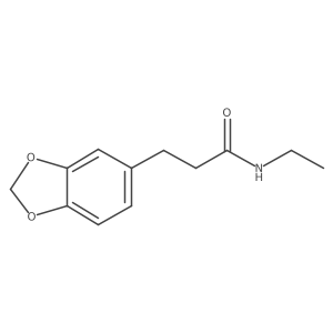 3-(Benzo[d][1,3]dioxol-5-yl)-N-ethylpropanamide Structure