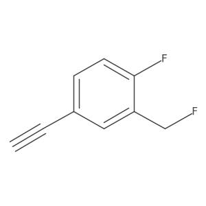 4-Ethynyl-1-fluoro-2-(fluoromethyl)benzene Structure