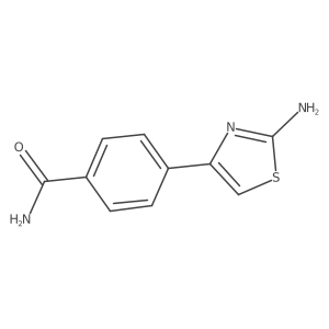 4-(2-Amino-1,3-thiazol-4-yl)benzamide Structure