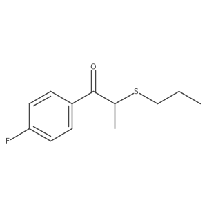 1-(4-Fluorophenyl)-2-(propylsulfanyl)propan-1-one结构式