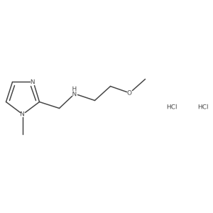 (2-methoxyethyl)[(1-methyl-1H-imidazol-2-yl)methyl]amine dihydrochloride Structure