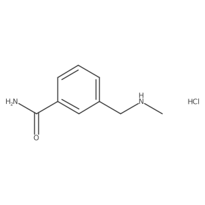 3-[(Methylamino)methyl]benzamide hydrochloride结构式