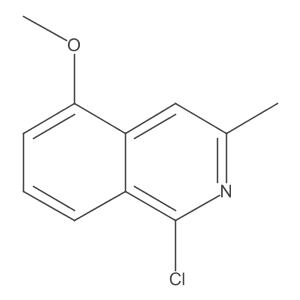1-Chloro-5-methoxy-3-methylisoquinoline Structure
