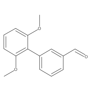 2',6'-Dimethoxy-[1,1'-biphenyl]-3-carbaldehyde Structure