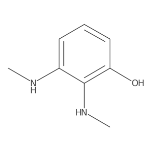 2,3-Bis(methylamino)phenol结构式