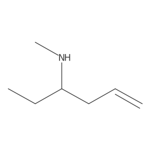 (Hex-5-en-3-yl)(methyl)amine结构式