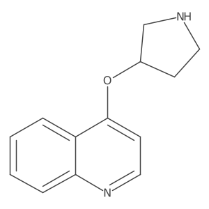 4-(Pyrrolidin-3-yloxy)quinoline Structure