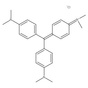 Methanaminium-13C, N-[4-[bis[4-[di(methyl-13C)amino]phenyl]methylene]-2,5-cyclohexadien-1-ylidene]-N-(methyl-13C)-, chloride (1:1) Structure