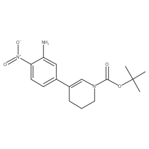 Tert-butyl 5-(3-amino-4-nitrophenyl)-3,4-dihydropyridine-1(2h)-carboxylate Structure