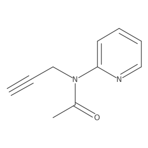 Acetamide, N-2-propyn-1-yl-N-2-pyridinyl- Structure