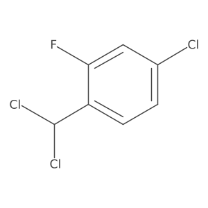 4-Chloro-2-fluorobenzal chloride结构式