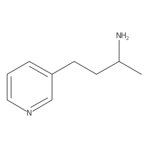 (2S)-4-(pyridin-3-yl)butan-2-amine结构式