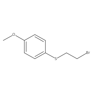 1-[(2-Bromoethyl)thio]-4-methoxybenzene Structure