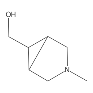 [(1R,5S,6S)-3-methyl-3-azabicyclo[3.1.0]hexan-6-yl]methanol结构式