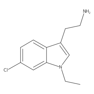 2-(6-chloro-1-ethyl-1H-indol-3-yl)ethan-1-amine Structure
