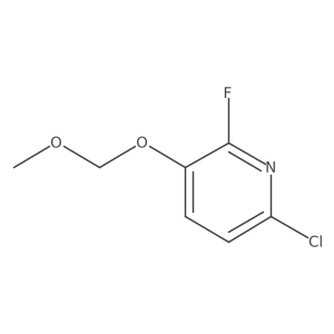 6-Chloro-2-fluoro-3-(methoxymethoxy)pyridine Structure