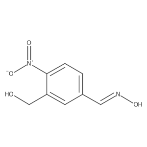 Benzaldehyde, 3-(hydroxymethyl)-4-nitro-, oxime, (E)- Structure