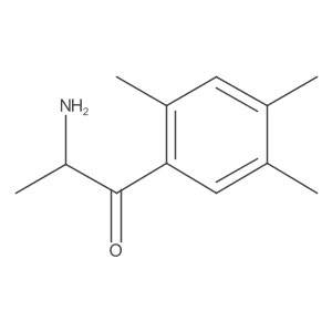 2-Amino-1-(2,4,5-trimethylphenyl)propan-1-one结构式
