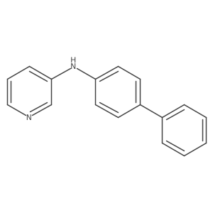 N-[1,1'-Biphenyl]-4-yl-3-pyridinamine结构式