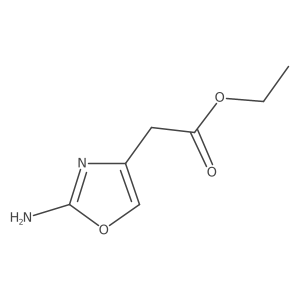 Ethyl 2-(2-aminooxazol-4-yl)acetate结构式