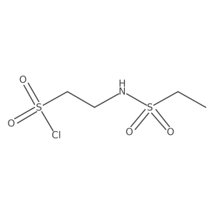 2-Ethanesulfonamidoethane-1-sulfonyl chloride Structure