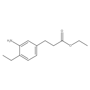 Ethyl 3-(3-amino-4-ethylphenyl)propanoate结构式