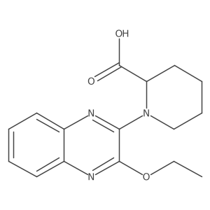 1-(3-Ethoxyquinoxalin-2-yl)piperidine-2-carboxylic acid结构式