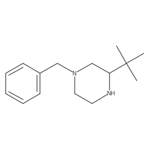 1-Benzyl-3-tert-butylpiperazine结构式