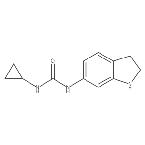 Urea, N-cyclopropyl-Na(2)-(2,3-dihydro-1H-indol-6-yl)- Structure