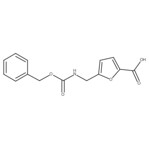 5-({[(Benzyloxy)carbonyl]amino}methyl)furan-2-carboxylic acid结构式
