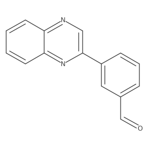 3-(Quinoxalin-2-yl)benzaldehyde结构式