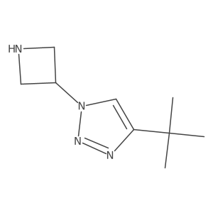 1-(azetidin-3-yl)-4-tert-butyl-1H-1,2,3-triazole Structure