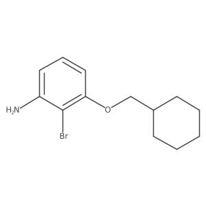 2-Bromo-3-(cyclohexylmethoxy)aniline Structure