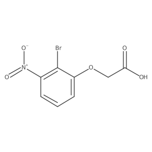 2-(2-Bromo-3-nitrophenoxy)acetic acid结构式