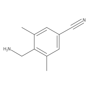 4-(Aminomethyl)-3,5-dimethylbenzonitrile Structure