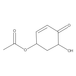 (1R,5S)-5-Hydroxy-4-oxocyclohex-2-en-1-yl acetate结构式