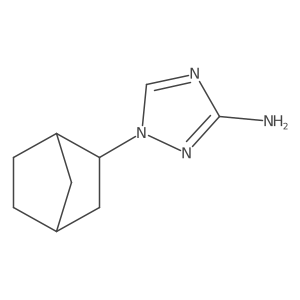1-{bicyclo[2.2.1]heptan-2-yl}-1H-1,2,4-triazol-3-amine结构式