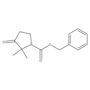 Benzyl 2,2-dimethyl-3-oxopyrrolidine-1-carboxylate Structure