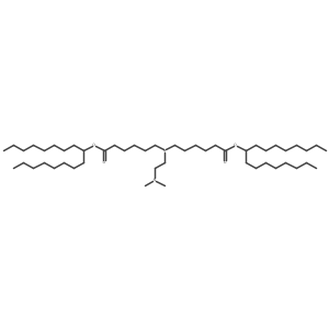 Di(heptadecan-9-yl) 6,6'-((2-(dimethylamino)ethyl)azanediyl)dihexanoate结构式