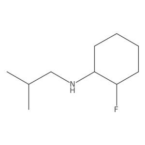 (1R,2R)-2-fluoro-N-(2-methylpropyl)cyclohexan-1-amine Structure