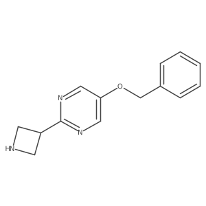 2-(Azetidin-3-yl)-5-(benzyloxy)pyrimidine Structure