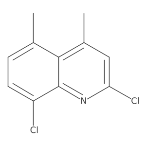 2,8-Dichloro-4,5-dimethylquinoline结构式