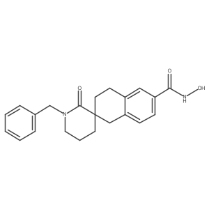 1'-Benzyl-N-hydroxy-2'-oxo-3,4-dihydro-1H-spiro[naphthalene-2,3'-piperidine]-6-carboxamide结构式