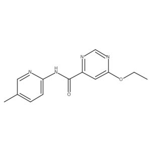 6-ethoxy-N-(5-methylpyridin-2-yl)pyrimidine-4-carboxamide Structure