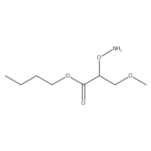Butyl 2-(aminooxy)-3-methoxypropanoate结构式