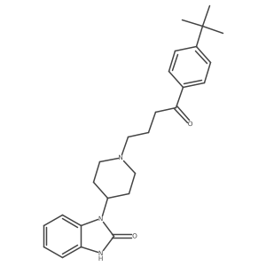 3-[1-[4-(4-tert-butylphenyl)-4-oxobutyl]piperidin-4-yl]-1H-benzimidazol-2-one结构式